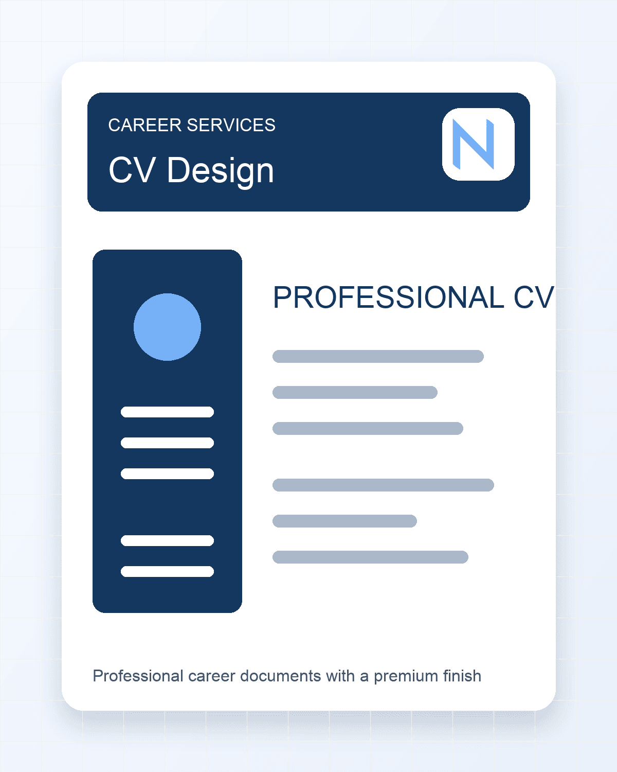 Professional CV Template preview